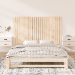 Tête de lit murale 159,5x3x90 cm Bois massif de pin 