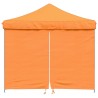 Tente de réception pliable escamotable avec 4 parois latérales 