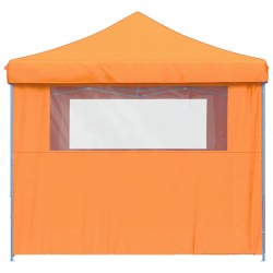 Tente de réception pliable escamotable avec 4 parois latérales 