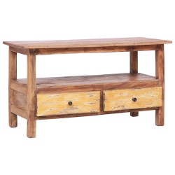 Meuble TV 90x40x50 cm Bois de récupération massif 