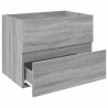Armoire d'évier Sonoma gris 60x38,5x45 cm Bois d'ingénierie 