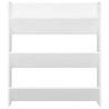 Armoires à chaussures murales 2 pcs Blanc 80x18x90 cm Aggloméré 