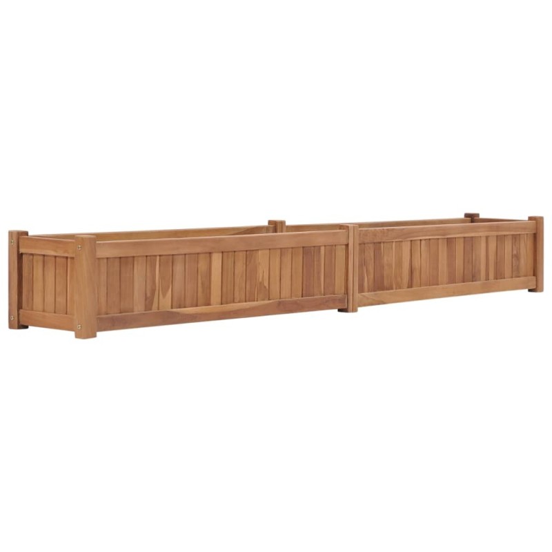 Lit surélevé 200x30x25 cm Bois de teck solide Lit surélevé 200x30x25 cm Bois de teck solide