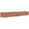 Lit surélevé 200x30x25 cm Bois de teck solide 