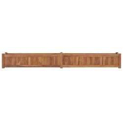 Lit surélevé 200x30x25 cm Bois de teck solide 
