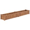 Lit surélevé 200x30x25 cm Bois de teck solide 