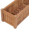 Lit surélevé 200x30x25 cm Bois de teck solide 