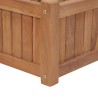 Lit surélevé 200x30x25 cm Bois de teck solide 