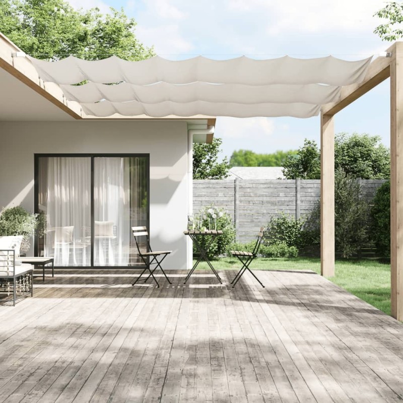 Auvent vertical Blanc 60x1200 cm Tissu oxford 