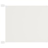 Auvent vertical Blanc 60x1200 cm Tissu oxford 