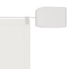 Auvent vertical Blanc 60x1200 cm Tissu oxford 