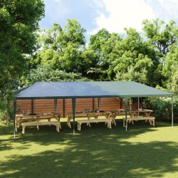 Tente de réception professionnelle 4x9 m Vert 90 g/m² 