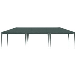 Tente de réception professionnelle 4x9 m Vert 90 g/m² 