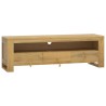 Meuble TV 110x30x35 cm Bois de teck solide 