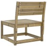 Canapé de jardin bois de pin imprégné 