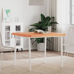 Dessus de table 80x80x4 cm carré bois massif de hêtre 