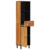 Armoire de salle de bain 38x33x160 cm bois massif d'acacia 