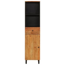 Armoire de salle de bain 38x33x160 cm bois massif d'acacia 