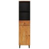 Armoire de salle de bain 38x33x160 cm bois massif d'acacia 