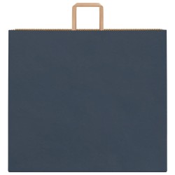 Sacs en papier 250 pcs avec poignées bleu 54x15x49 cm 
