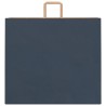 Sacs en papier 250 pcs avec poignées bleu 54x15x49 cm 