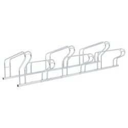 Support de vélo au sol autoportant pour 6 vélos acier galvanisé 