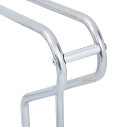 Support de vélo au sol autoportant pour 6 vélos acier galvanisé 