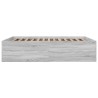 Cadre de lit sans matelas sonoma gris 150x200 cm 