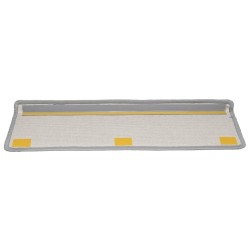 Tapis d'escalier 10 pcs 65x21x4 cm Gris 
