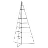 Arbre de Noël en métal pour décoration noir 180 cm 