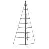 Arbre de Noël en métal pour décoration noir 180 cm 