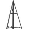 Arbre de Noël en métal pour décoration noir 180 cm 