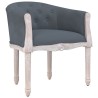 Chaise à manger Gris foncé Velours 