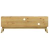 Meuble TV Marron sculpté 120x30x42 cm Bois 