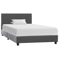 Cadre de lit Gris Similicuir 100 x 200 cm 