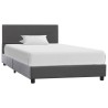 Cadre de lit Gris Similicuir 100 x 200 cm 