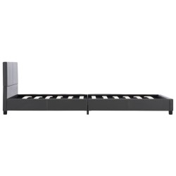 Cadre de lit Gris Similicuir 100 x 200 cm 