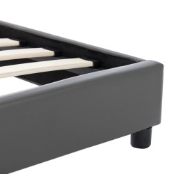 Cadre de lit Gris Similicuir 100 x 200 cm 