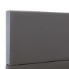 Cadre de lit Gris Similicuir 100 x 200 cm 