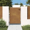 Portail de jardin 85x125 cm acier corten 