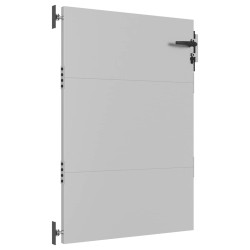 Portail de jardin 85x125 cm acier corten 