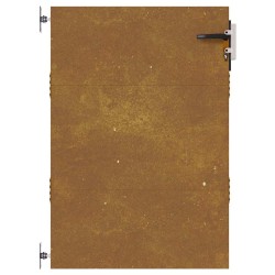 Portail de jardin 85x125 cm acier corten 