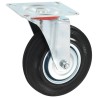 16 pcs Roulettes pivotantes 125 mm 