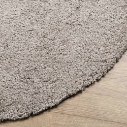 Tapis shaggy PAMPLONA poils longs moderne beige Ø 280 cm 