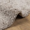 Tapis shaggy PAMPLONA poils longs moderne beige Ø 280 cm 