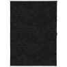 Tapis shaggy PAMPLONA poils longs moderne noir 240x340 cm 