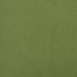 Chaise de relaxation avec tabouret Vert clair Velours 