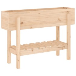 Lit surélevé de jardin 101x30x69 cm bois de pin massif 