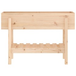Lit surélevé de jardin 101x30x69 cm bois de pin massif 