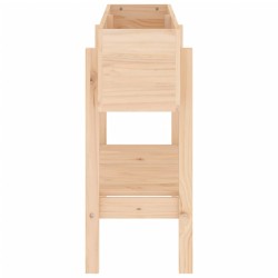 Lit surélevé de jardin 101x30x69 cm bois de pin massif 